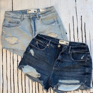 Garage denim shorts